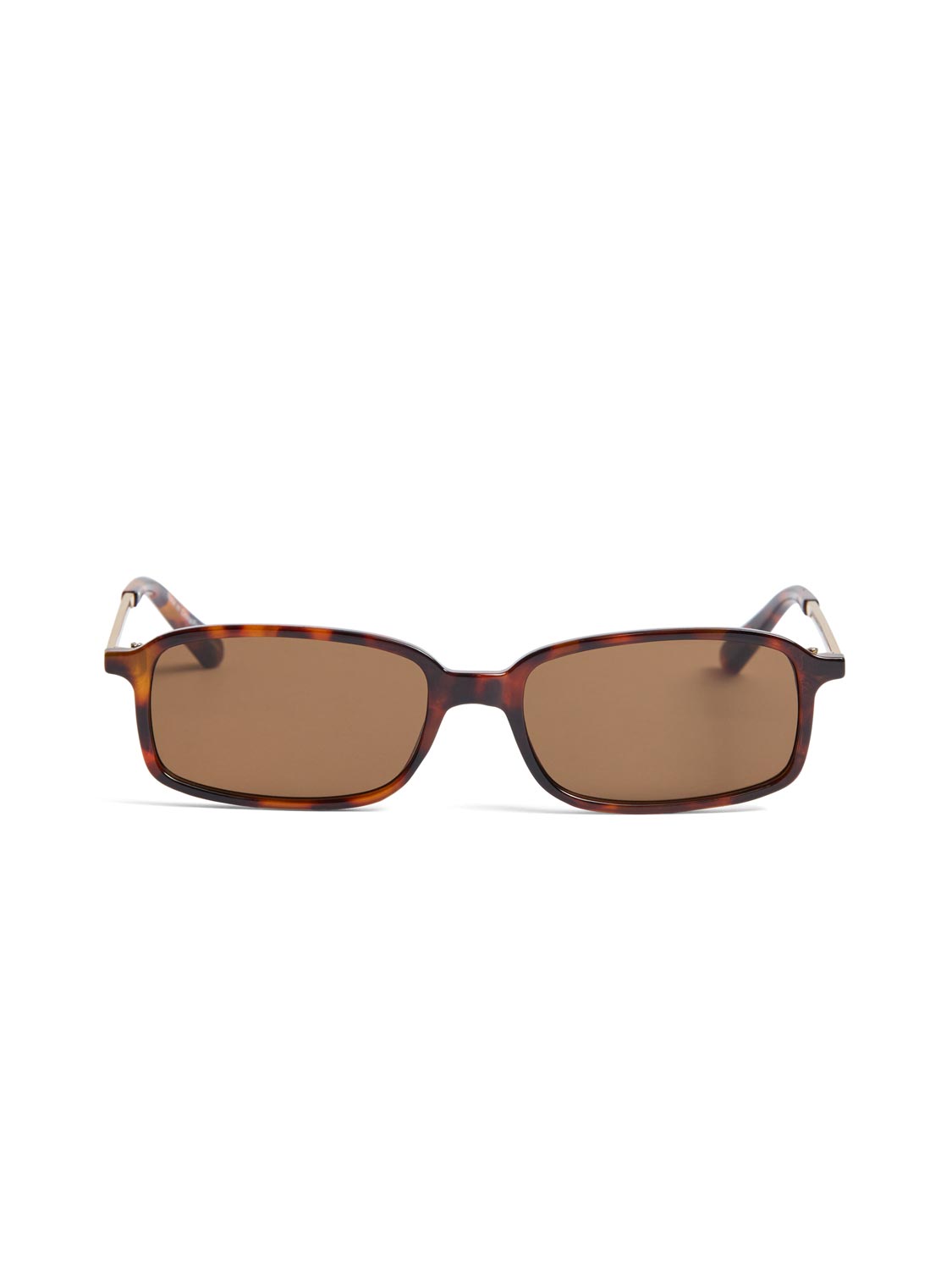 Small Tortoise Frame Sunglasses