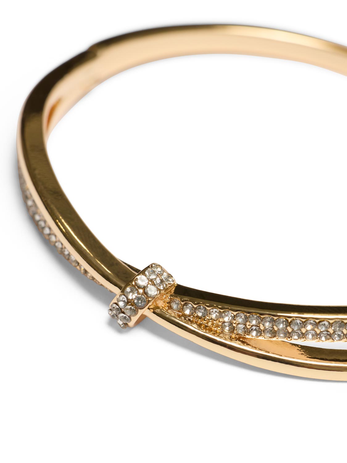 Bangle Bracelet With Knot Detail